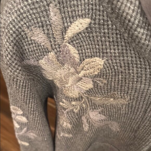 Johnny Was June Metallic Thermal Hoodie - Picture 7 of 9